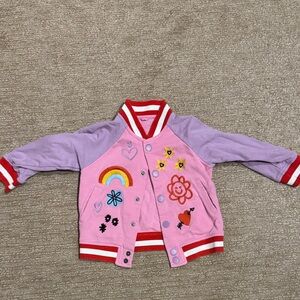 Stella McCartney Kids Multicolor Embroidered Jacket